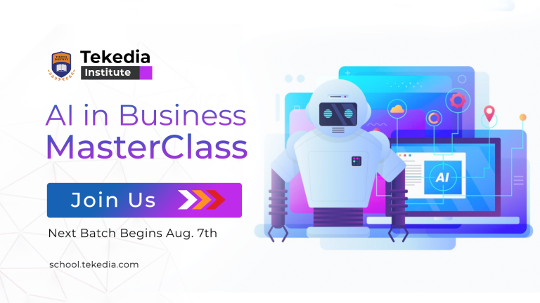 Attend Tekedia AI in Business Masterclass