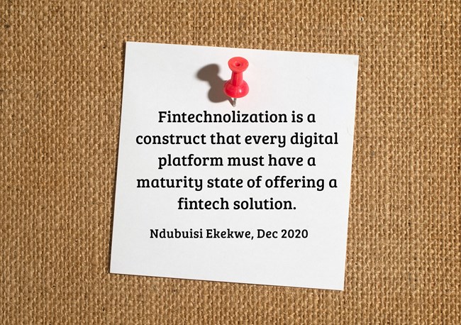 The Fintechnolization of Digital Platforms