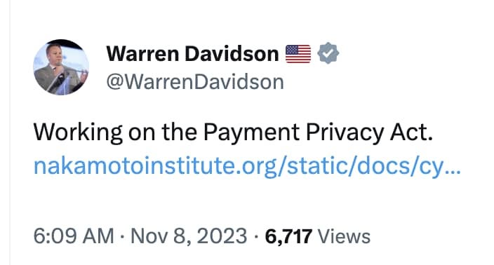 The Payment Privacy Act, Self-custody Crypto Bill, Grupo Cuscatlán Payments