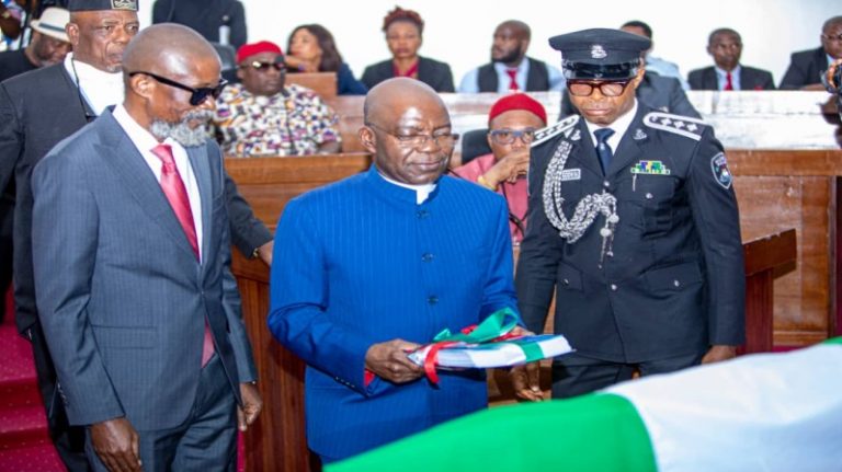 Abia State Governor Presents Ambitious N567 Billion 2024 Budget with 84% Capital Expenditure