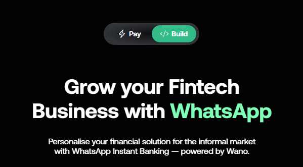 Welcome Wano, which offers WhatsApp Banking solutions, to Tekedia Capital