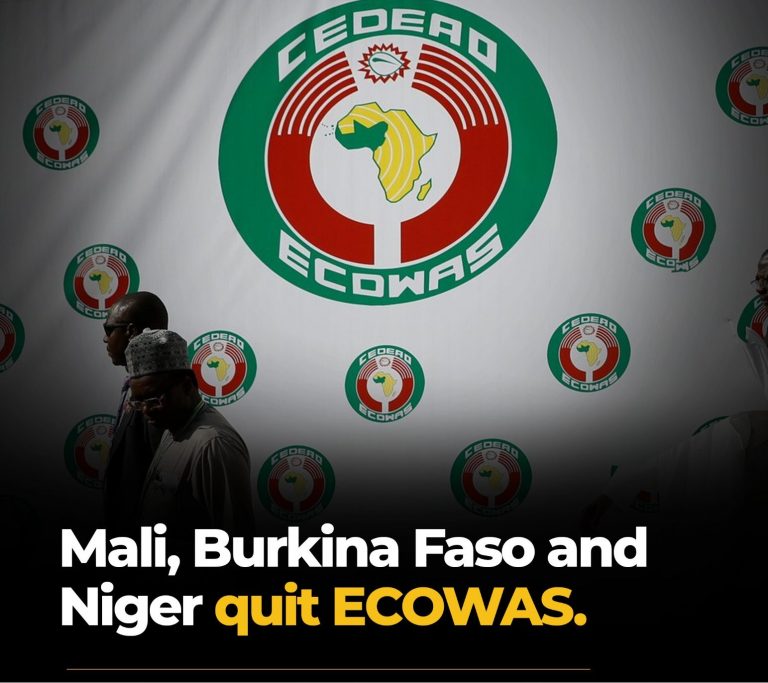 Niger, Mali and Burkina Faso military Juntas announce withdrawal from ECOWAS