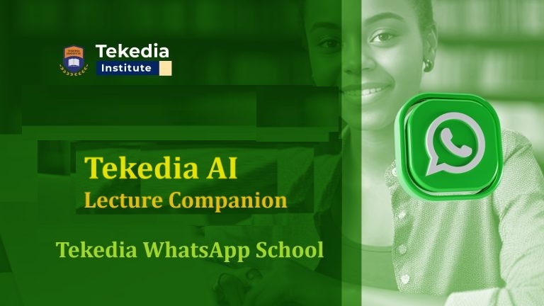 Tekedia WhatsApp School Opens Registrations with AI Lecture Companion
