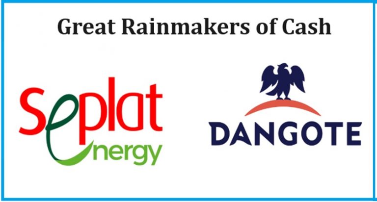 Seplat and Dangote Cement are Great Rainmakers of Cash