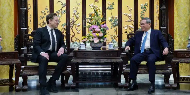 Tesla Restrictions Lifted in China as Elon Musk Meets with Premier Li Qiang
