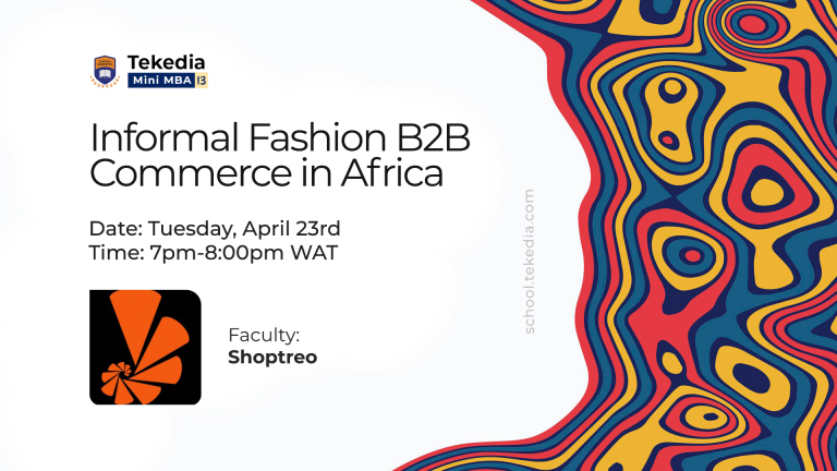 Informal Fashion B2B Commerce in Africa