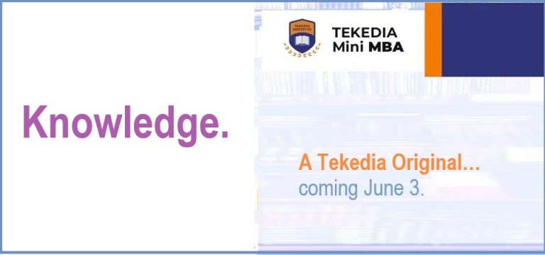 Join us on June 3 for Tekedia Knowledge Festival