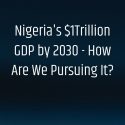 Nigeria’s $1Trillion GDP by 2030 – How Are We Pursuing It?