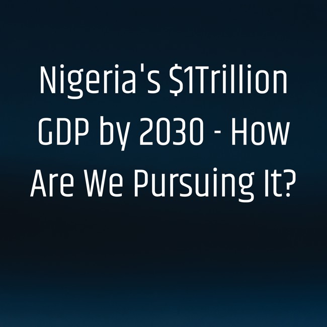 Nigeria’s $1Trillion GDP by 2030 – How Are We Pursuing It?