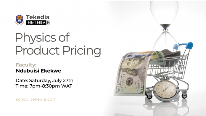 physics of pricing