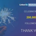 Ndubuisi Ekekwe Celebrates 200,000 LinkedIn Followers