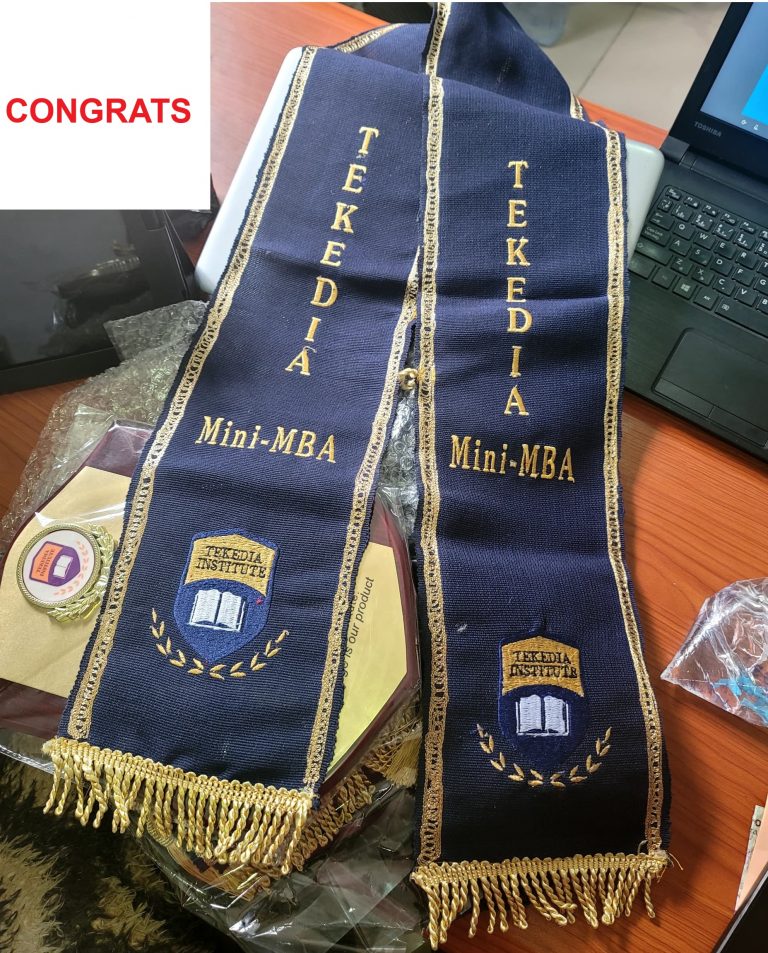 Congrats Tekedia Graduates and Have Amazing Academic Festivals