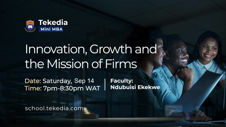 Tekedia LIVE Begins on Saturday at 7pm WAT; Zoom Link In Class Portal