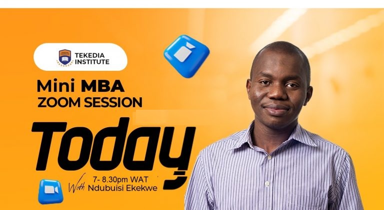 Come and let us understand the physics of business at Tekedia Mini-MBA. Today.