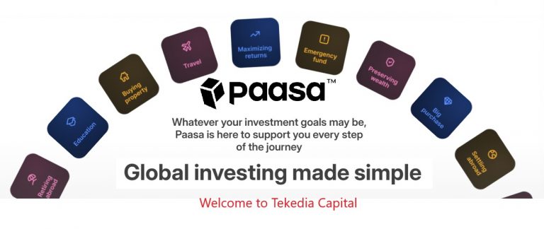 Paasa, Welcome to Tekedia Capital