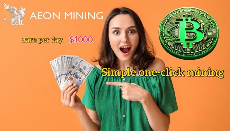 Hot News, How to make money online, AEON MINING teaches you how to make $1,000 a day