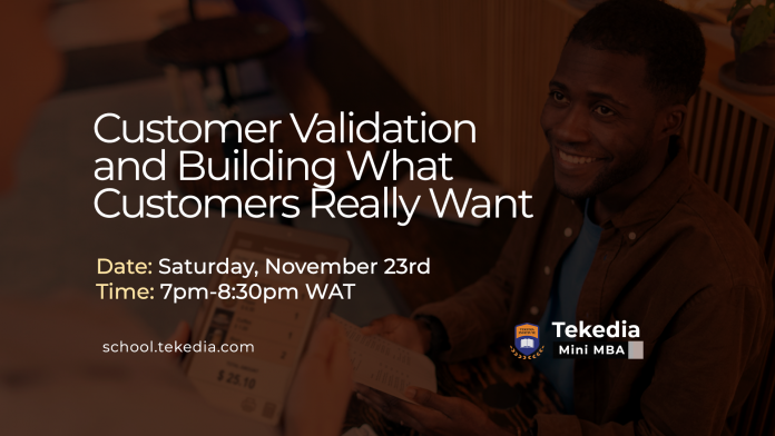 customer validation