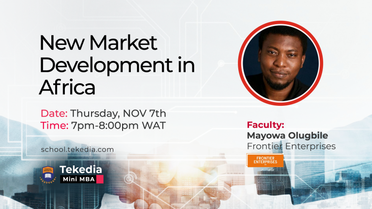 New Market Development in Africa – Tekedia Mini-MBA