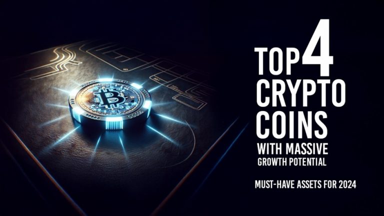 Top 4 Cryptos with Massive Potential to Transform Your Investment Portfolio in 2024
