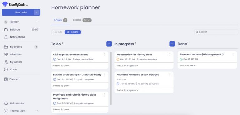 SaveMyGrade Review: Simplify Your Semester with the Homework Planner