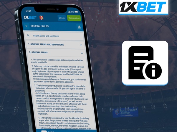 Terms and Conditions of 1xbet App