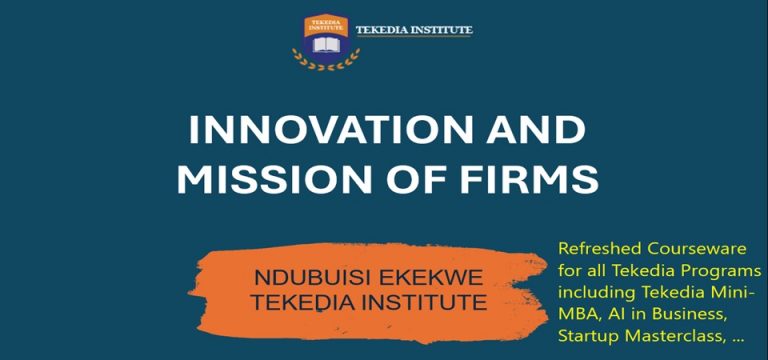 Refreshed Courseware for all Tekedia Programs including Tekedia Mini-MBA, Startup Masterclass, AI in Business