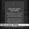 TikTok Shuts Down in the U.S. as Ban-Or-Divest Law Takes Effect