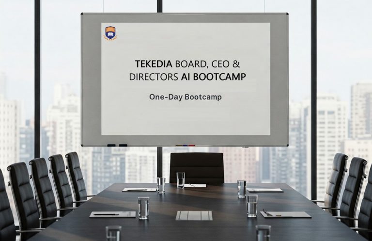 Tekedia Institute Unveils “Tekedia Board, CEO & Directors AI Bootcamp” Program