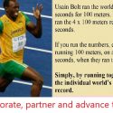 The Lesson from Usain Bolt and Jamaicans, and the Power of Teams