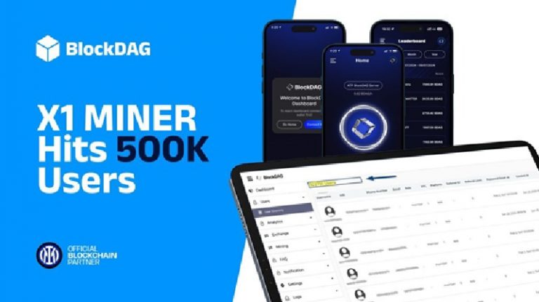 BlockDAG’s Mobile Mining App X1 Hits 500K Global Users – More on XRP News & Chainlink Bullish Patterns