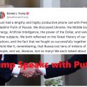 Breaking…Trump Speaks with Putin
