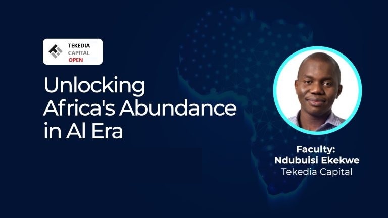 Unlocking Africa’s Abundance in AI Era – Ndubuisi Ekekwe – Tekedia Capital Open [Video]