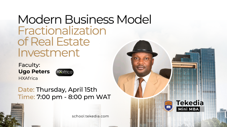 Modern Business Model: Fractionalization of Real Estate Investment | Tekedia Mini-MBA