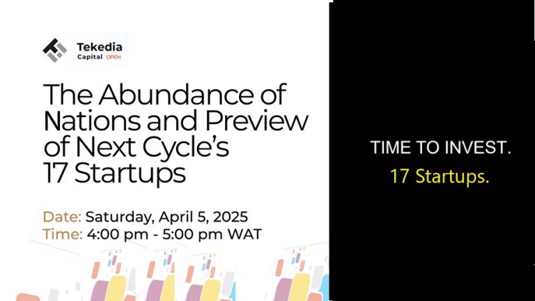 The Abundance of Nations and Preview of Next Investment Cycle’s 17 Startups