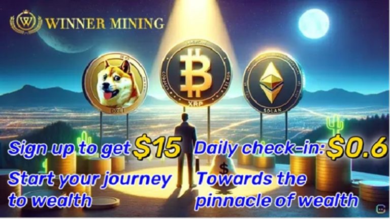 Convert your BTC, ETH and DOGE into daily income with winnermining