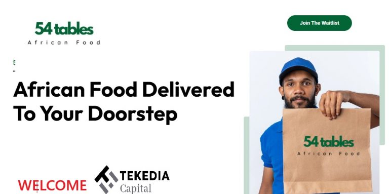Tekedia Capital Welcomes 54Tables, African Meal Company in Americas