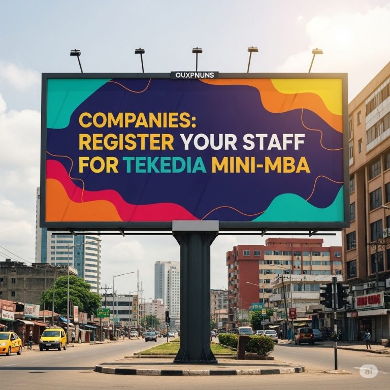 Companies: Register Your Staff for Tekedia Mini-MBA Which Begins on June 9