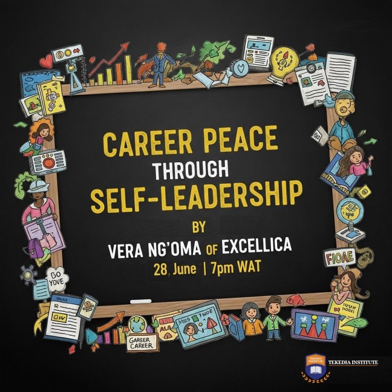 Career Peace through self-leadership – Vera Ng’oma | Tekedia Mini-MBA