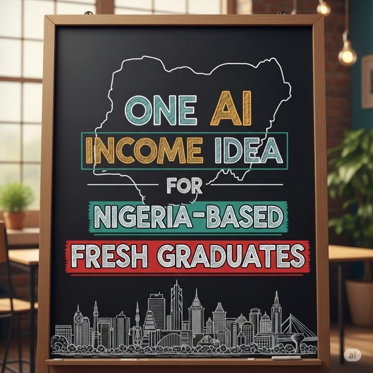 One AI Income Idea for Nigeria-Based Fresh Graduates