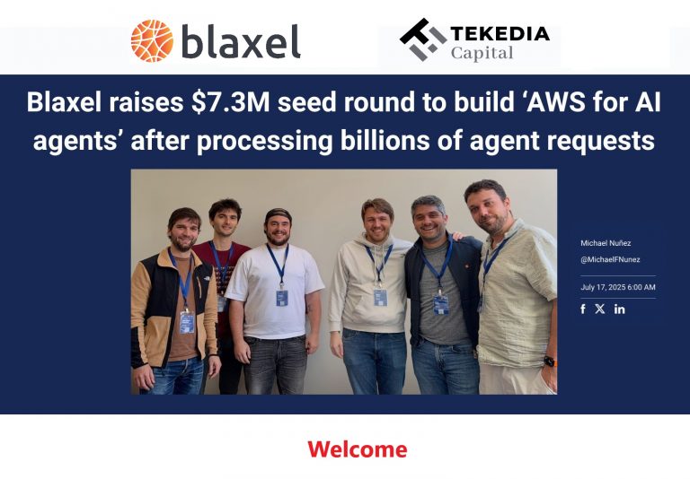 Tekedia Capital congratulates our portfolio company, Blaxel, for $7.3M Raise