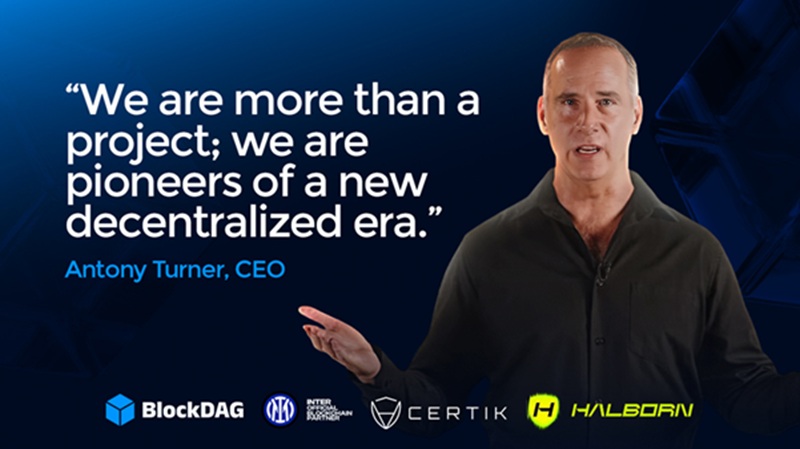 Meet Antony Turner, the CEO Behind BlockDAG’s $379M Presale Success!