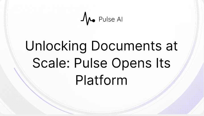Pulse Launches Industry-Leading Document Extraction Platform