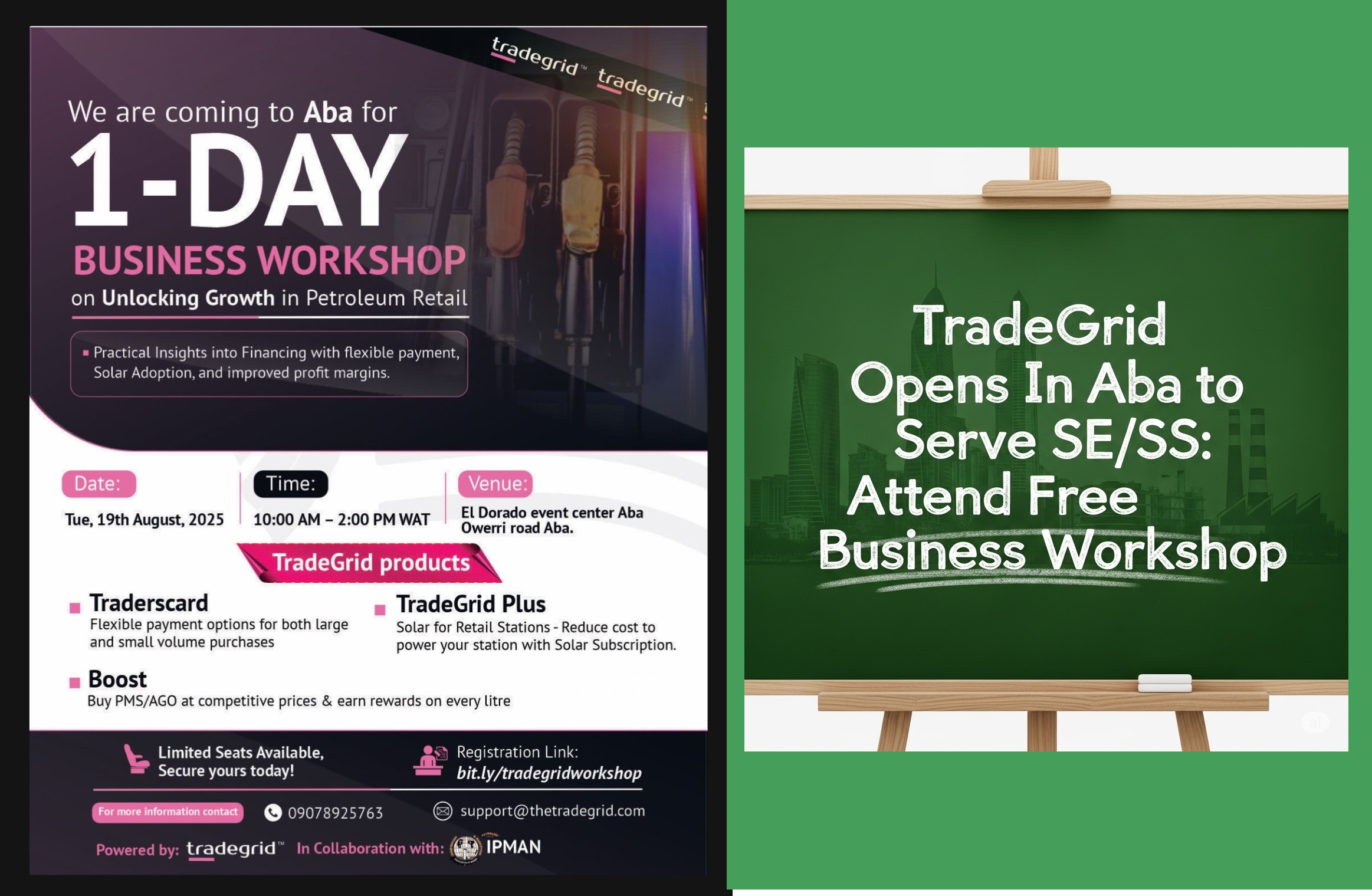 TradeGrid To Run A Business Workshop in Aba for Petrol Station Operators