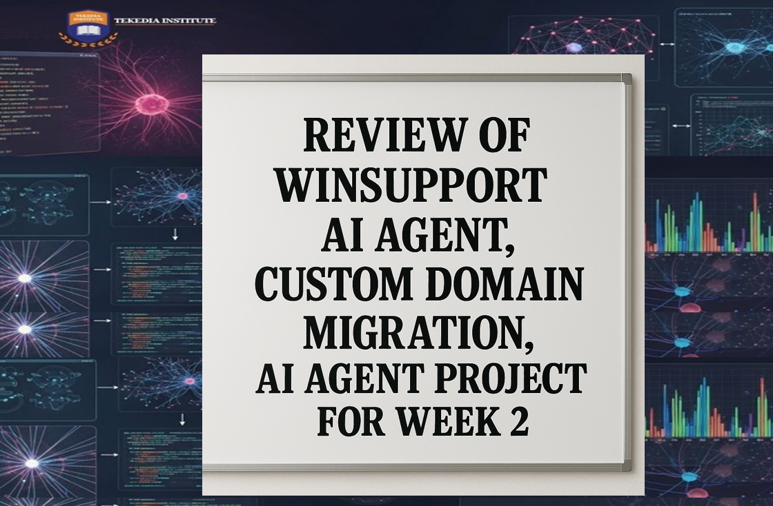 Tekedia AI Technical Lab Program – Week 2 Outline