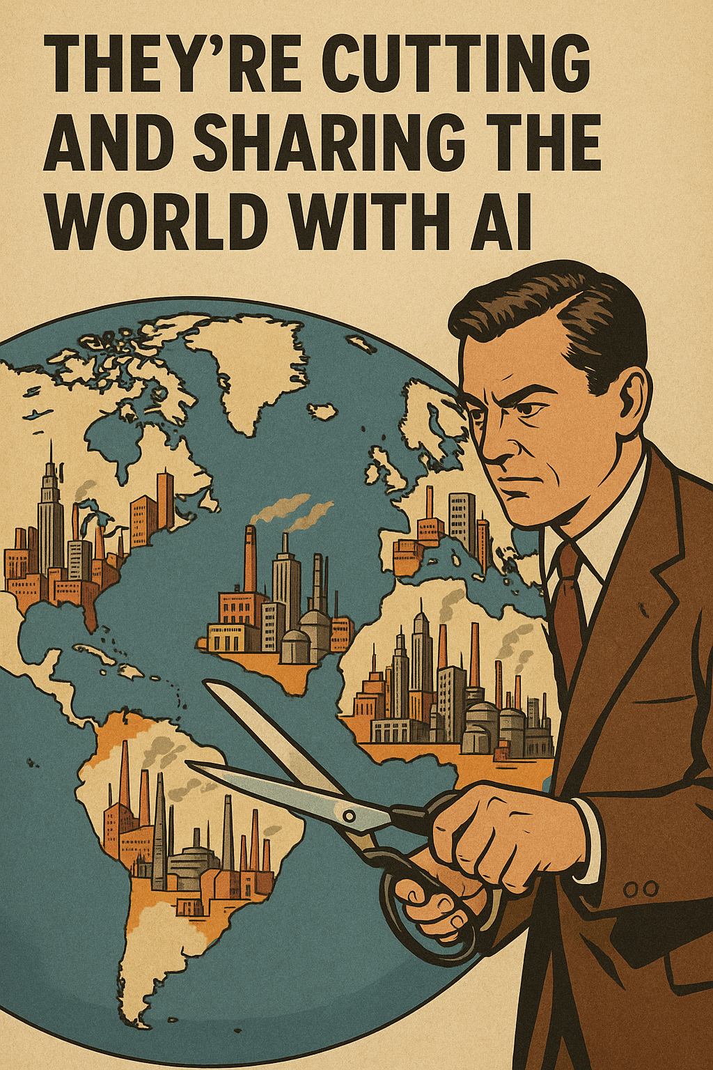 They’re Cutting and Sharing the World with AI