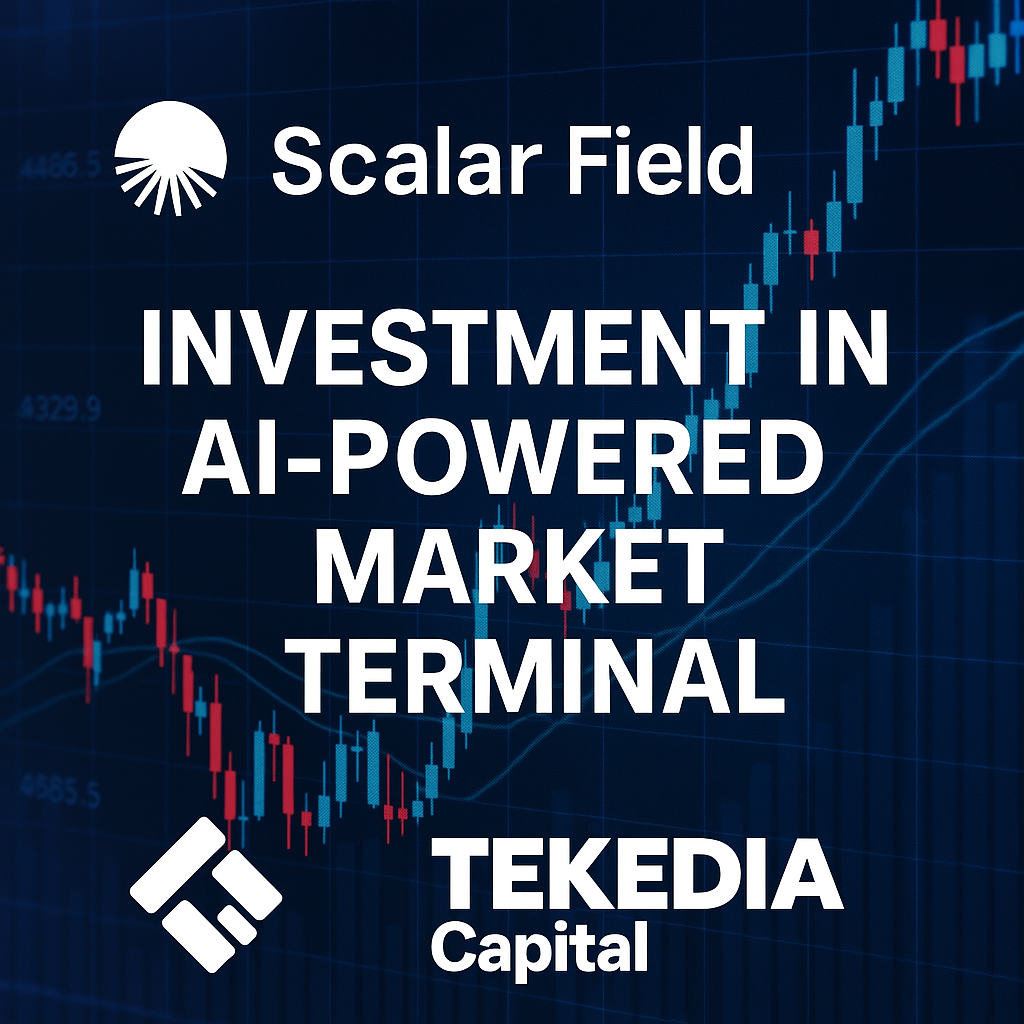 Tekedia Capital is excited to announce our investment in Scalar Field