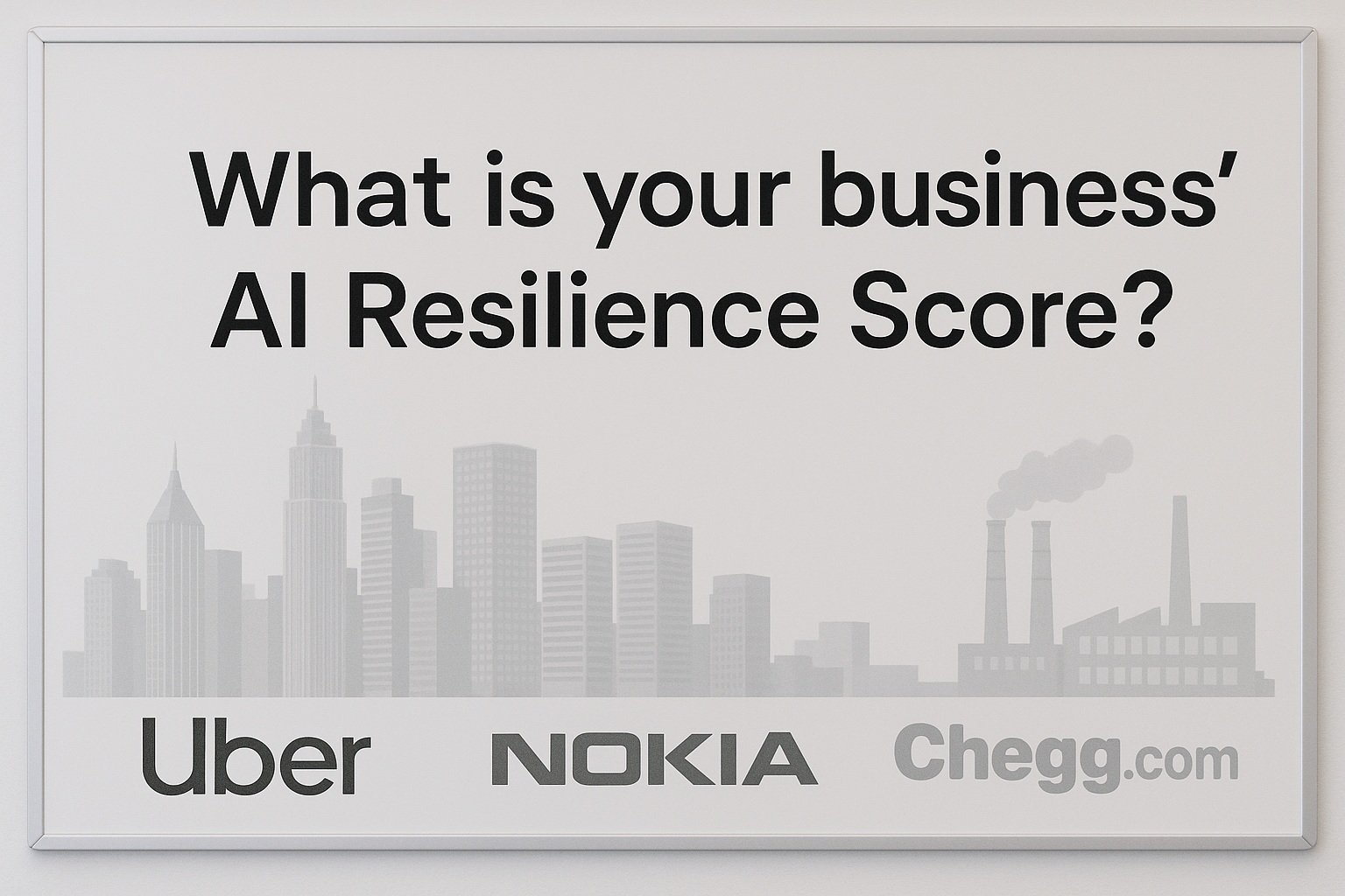 The Inevitable Collision: Uber, Autonomy, and the AI Resilience Score