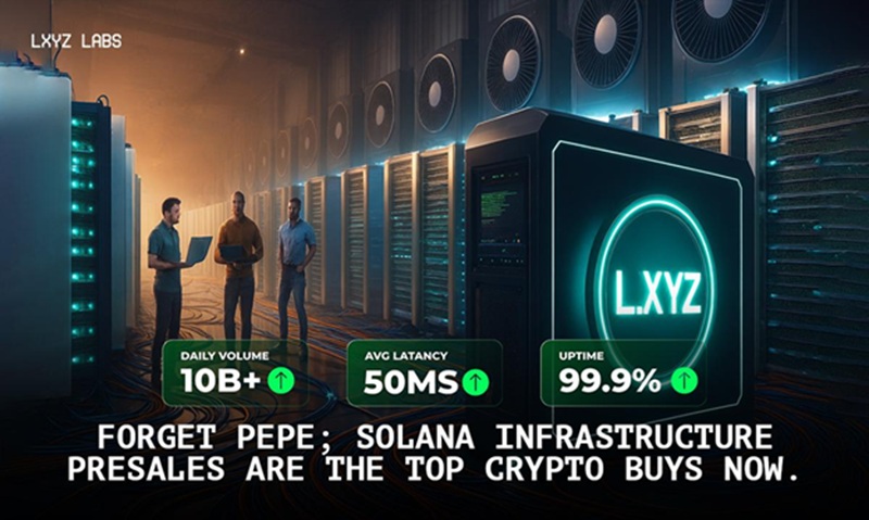Best Crypto to Buy Now as Solana Infrastructure Presales Begin to Stand Out From Meme Coins Like PEPE LXYZ token, which is a leveraged DEX with Solana-based liquidity.