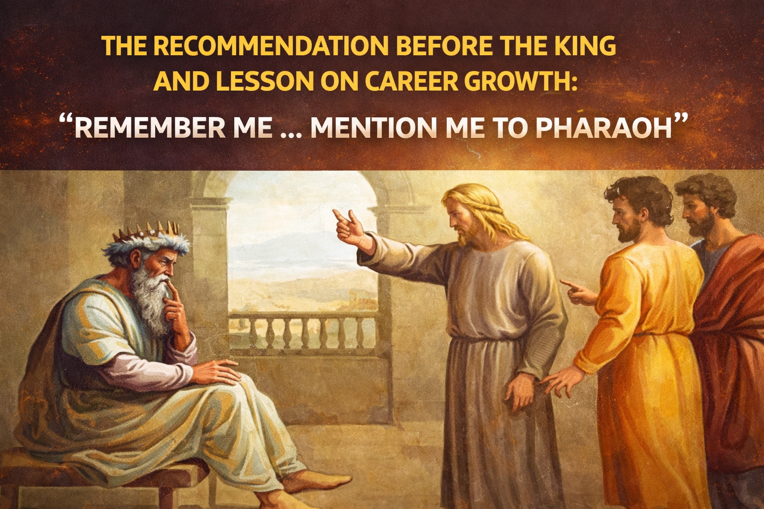 “Remember Me”: The Lessons from Joseph On Career Elevation