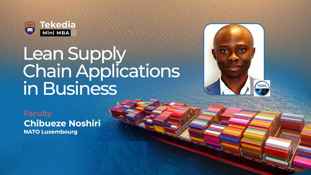 The Lean Supply Chain: Orchestrating Speed, Efficiency, and Competitive Strength